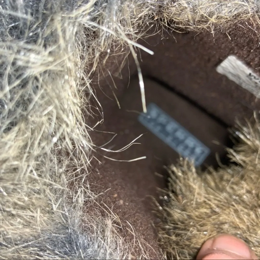 Sperrys faux fur  trimmed rubber duck boot 8.5